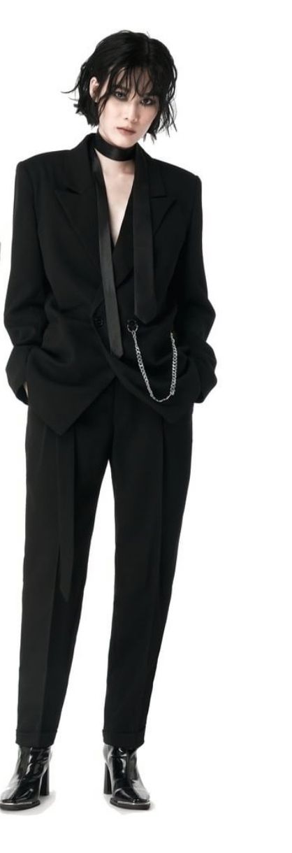 [HCM]VEST PANTS - BLACK - UNIQ (QUẦN VEST MÀU ĐEN)
