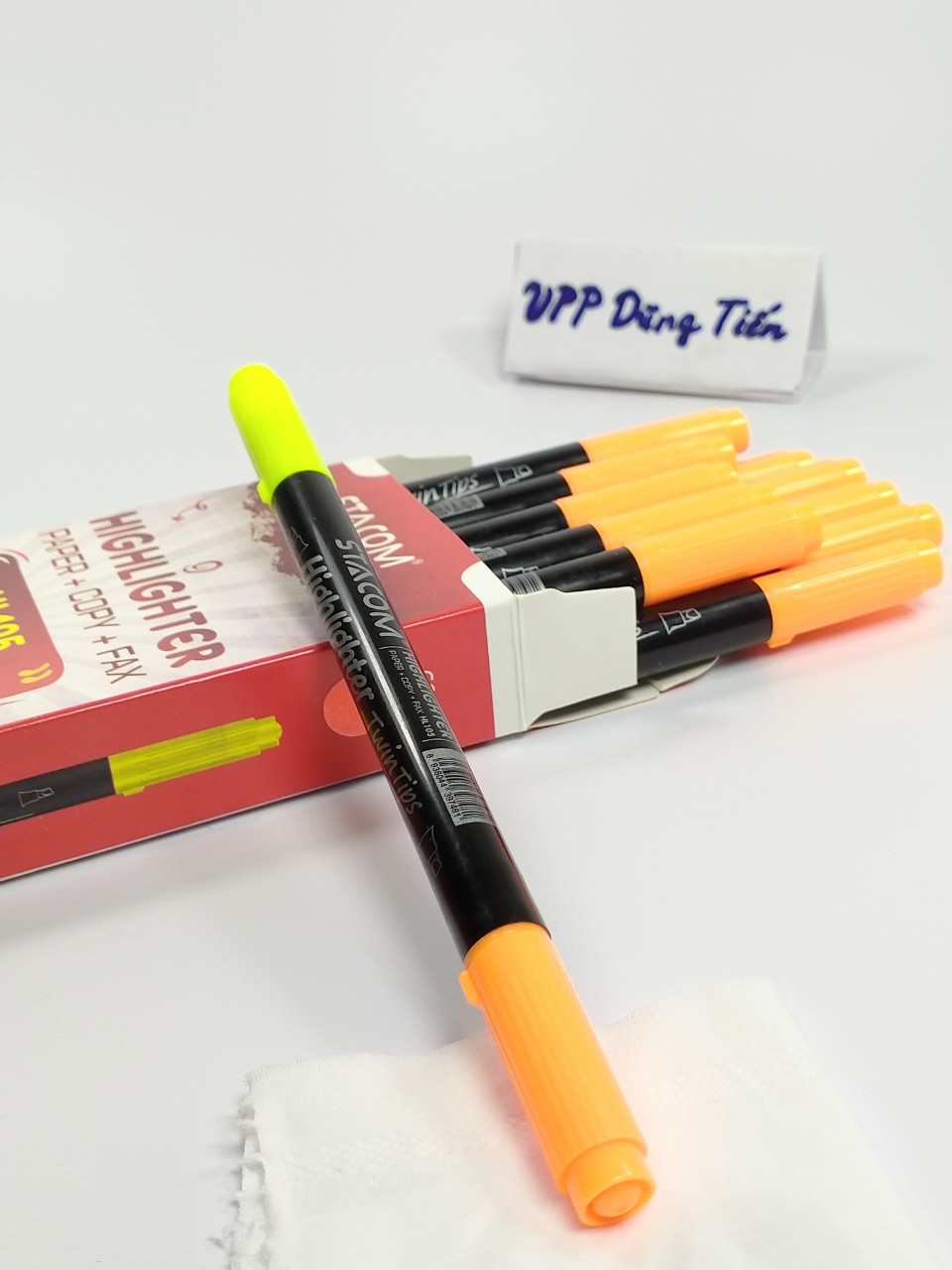 Bút dạ quang 2 đầu ( HIGHLIGHTER) Stacom HL105