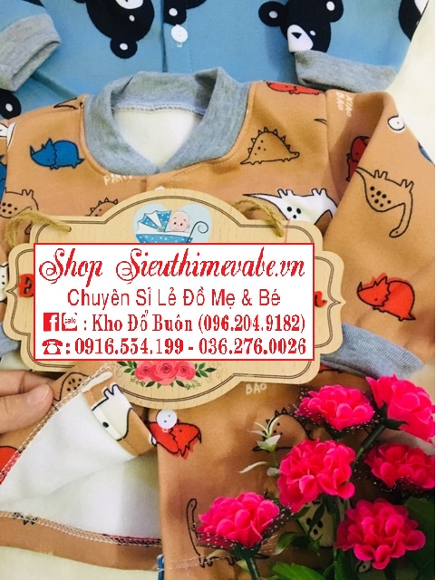 ÁO NỈ LÔNG CÚC GIỮA CHO BÉ YÊU