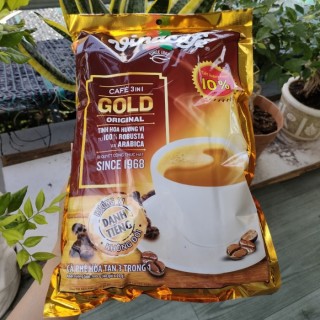 Cà phê VinaCafe Gold Original 3in1 túi 40 gói x 20g thumbnail