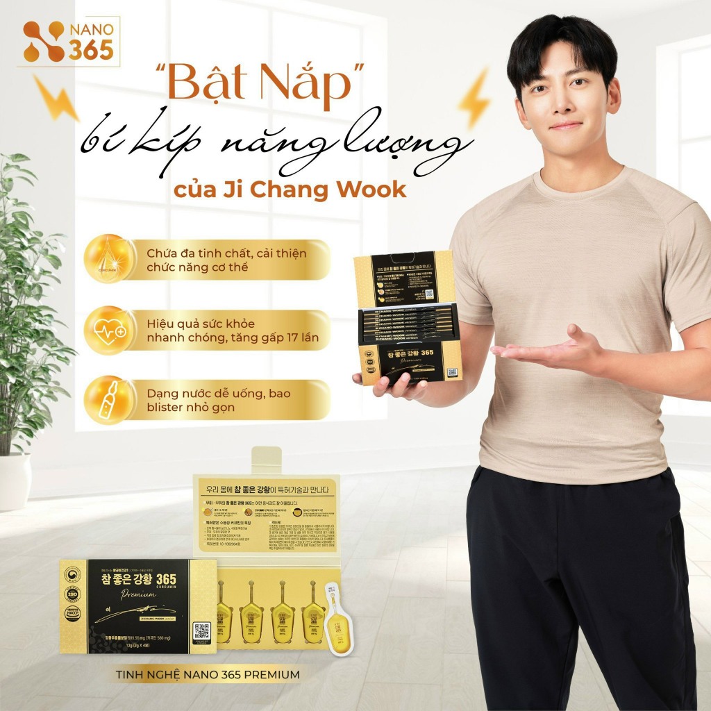 [CHUYÊN SỈ CHÍNH HÃNG] Nghệ Nano Cucumin 365, Thạch nghệ 365 Hàn Quốc
