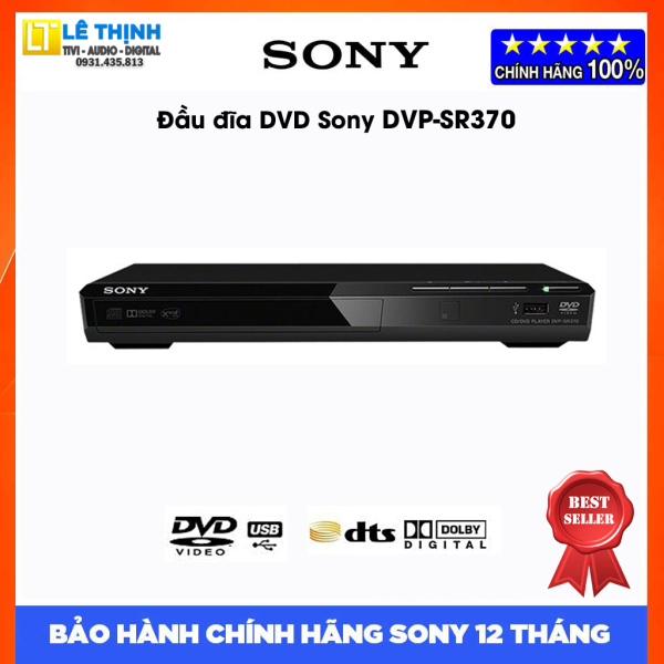 Bảng giá [HCM]Đầu đĩa DVD Sony DVP-SR370 - Hàng chính hãng - Bảo hành chính hãng Sony 12 tháng toàn quốc