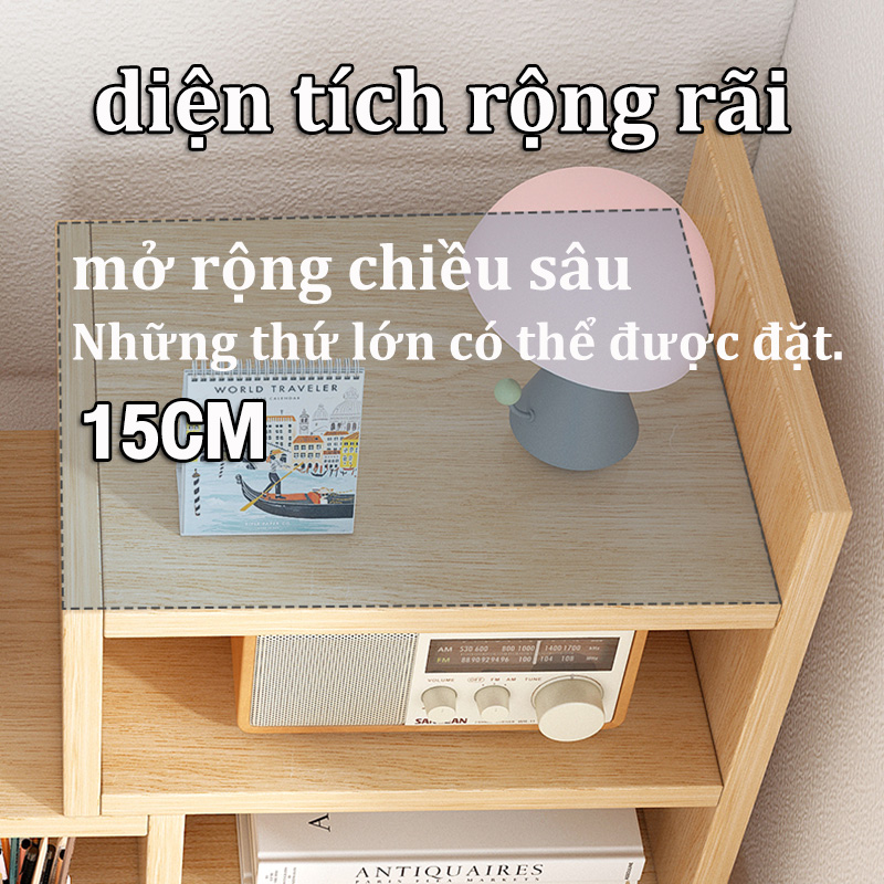 DAMIK-Kệ Sách Gỗ để bàn NĂNG ĐIỀU CHỈNH ĐƯỢC KÍCH THƯỚC