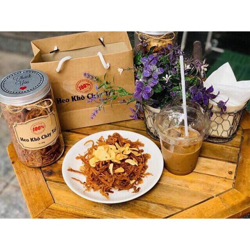100gr heo khô cháy tỏi