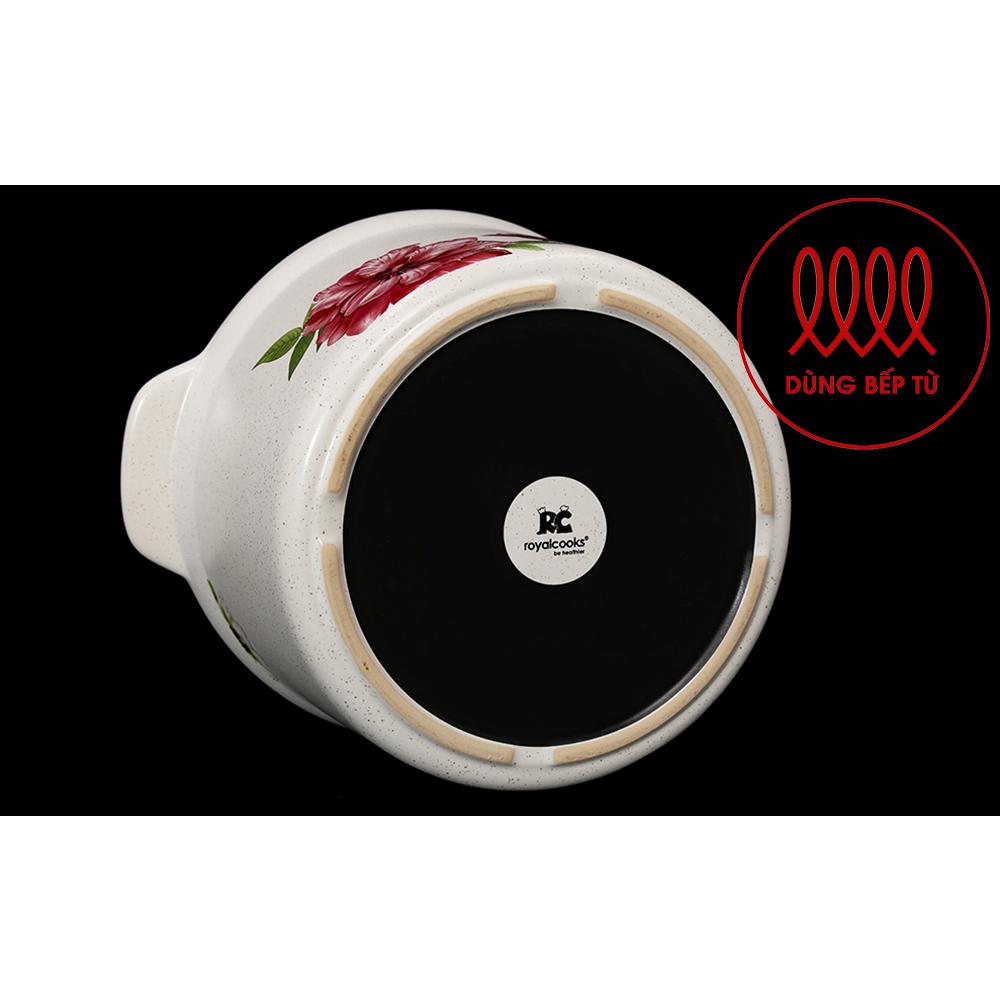 Bộ 2 nồi sứ bếp từ ROYALCOOKS 2L, 1.3L (ihRC-SET01)
