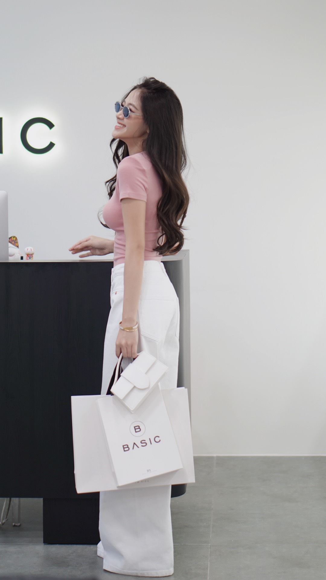 Áo thun tay ngắn  BASIC CIMI TOP
