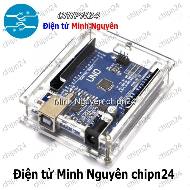 [1 cái] (Q17) Case Vỏ hộp Arduino UNO R3 - HH002356