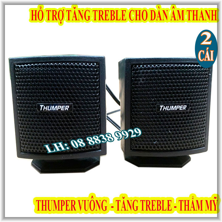 Cặp loa siêu treble thumper thạch anh vuông g700 - giá 2 chiếc