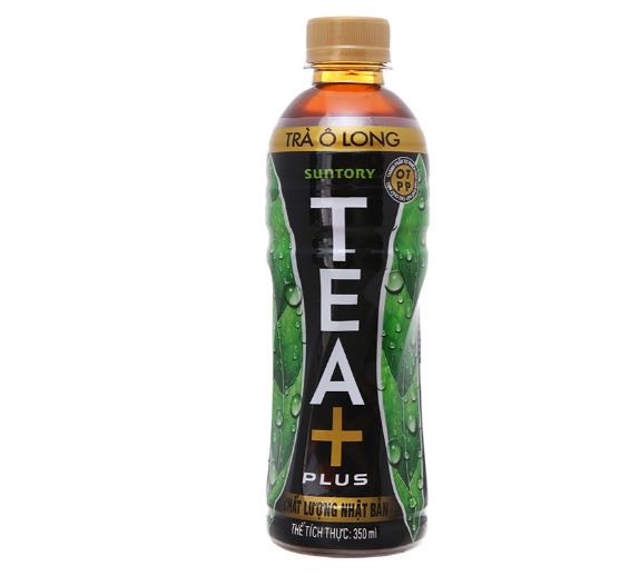 Thùng 24 chai trà ô long Tea Plus 350ml
