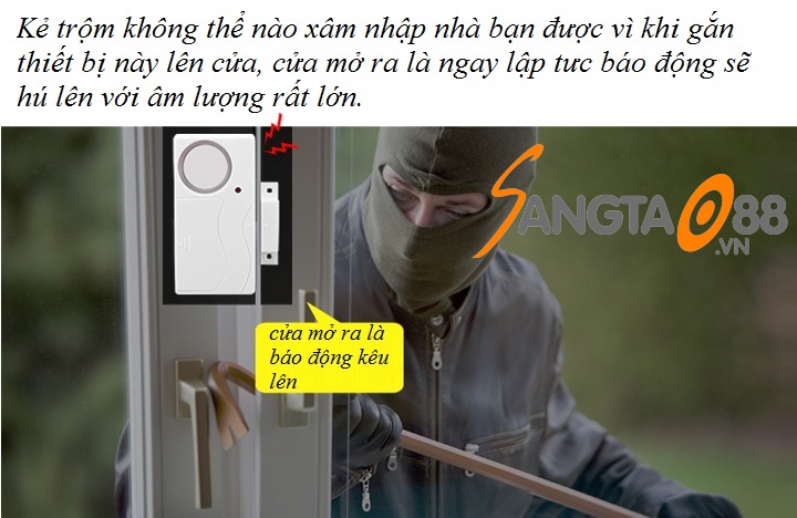 Báo động cửa mở cao cấp SF02c