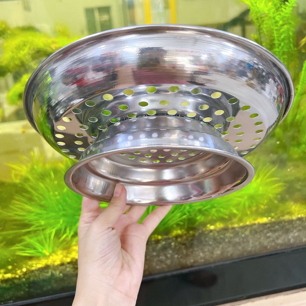 Vỉ Xửng hấp inox đủ size (22cm-26cm) Hồng Phước Thanh