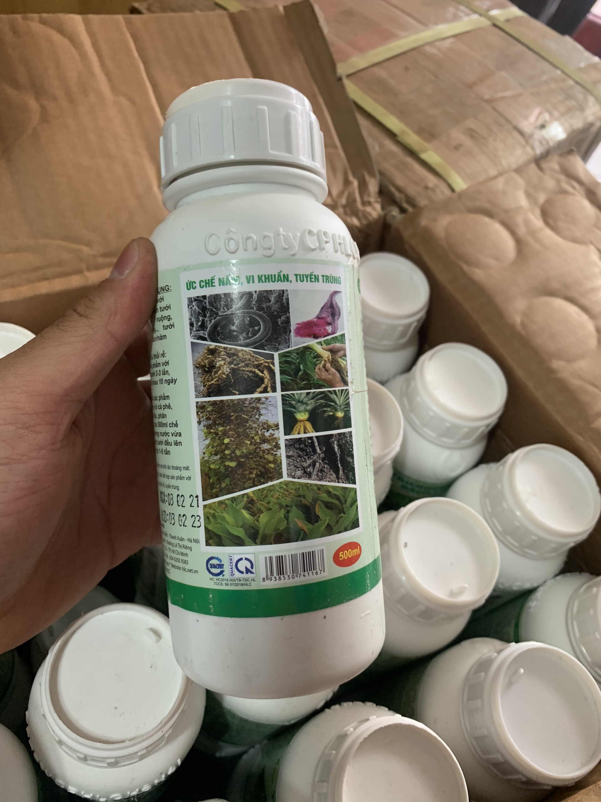 [HCM]Chế phẩm sinh học TRICHODERMA BACILLUS tiêu diệt các loại nấm hại 500ml-76112