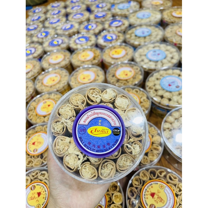 Bánh Quế Cuộn Chà Bông Thái Lan