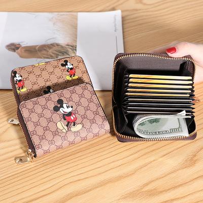 [HCM]Ví cầm tay nữ mini in hình chuột dễ thương