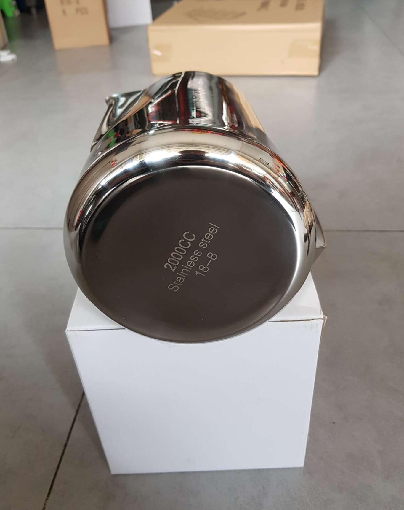 Ca đánh sữa inox cao cấp 2 lít không nắp