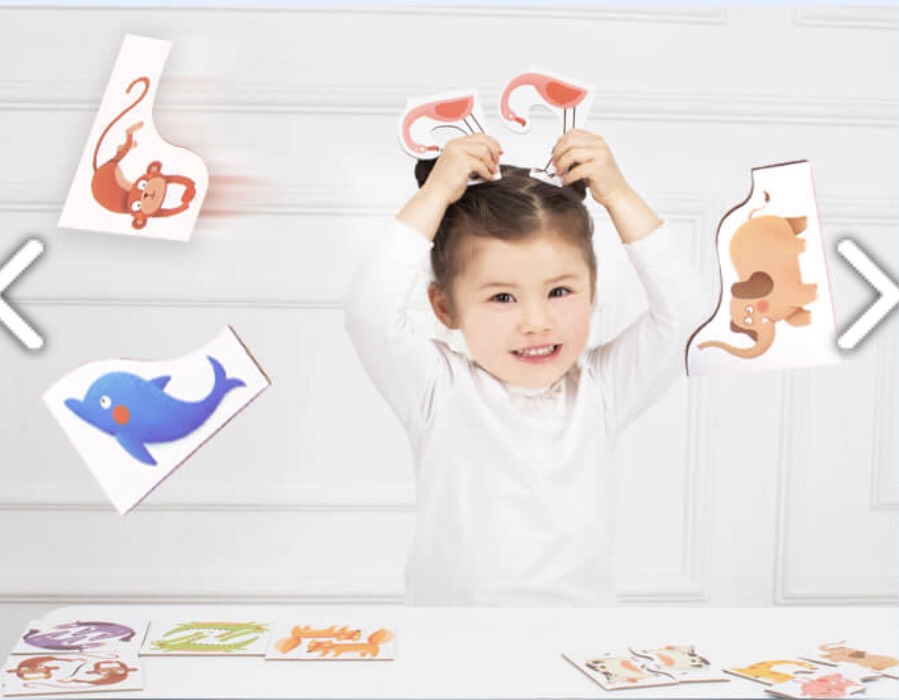 Bộ xếp hình 2 mặt Mideer Noah's 2 sided puzzle