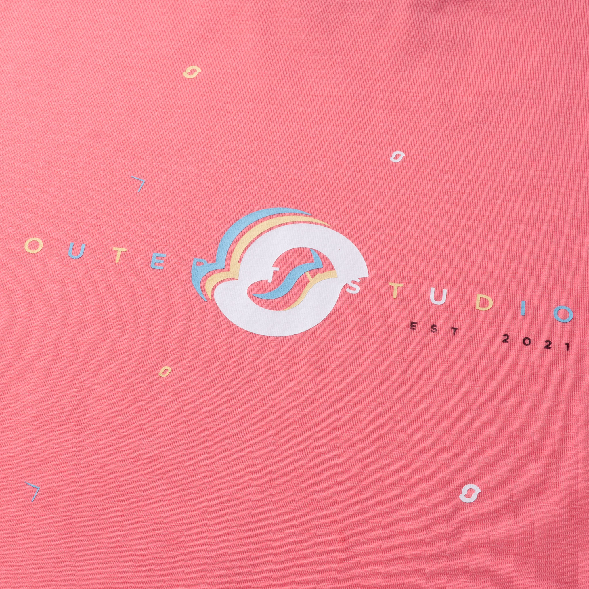 Áo thun Outerity Colorful Logo / Màu Hồng Đậm - ORP180