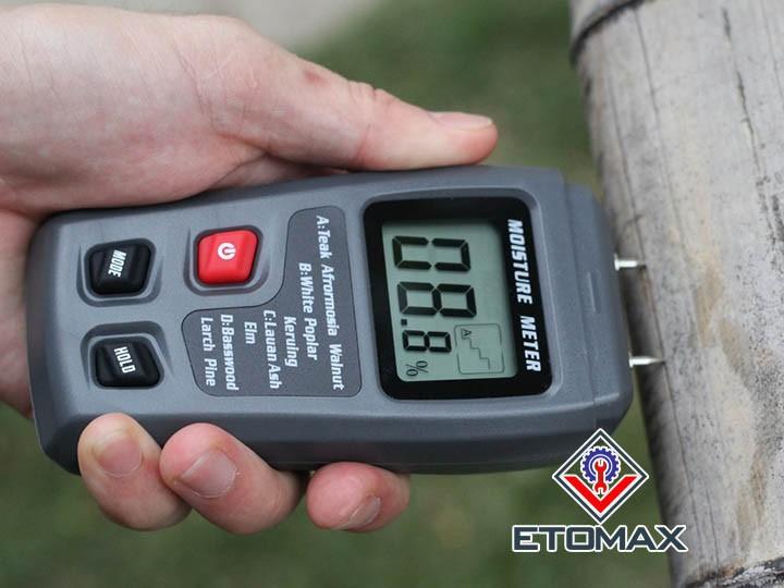 máy đo nhiệt độ độ ẩm gỗ