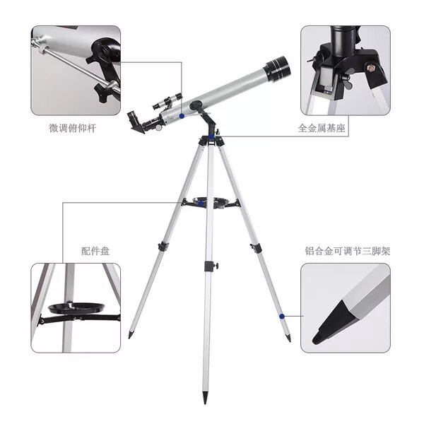 [LOẠI TO XỊN ] Kính thiên văn khúc xạ F70060