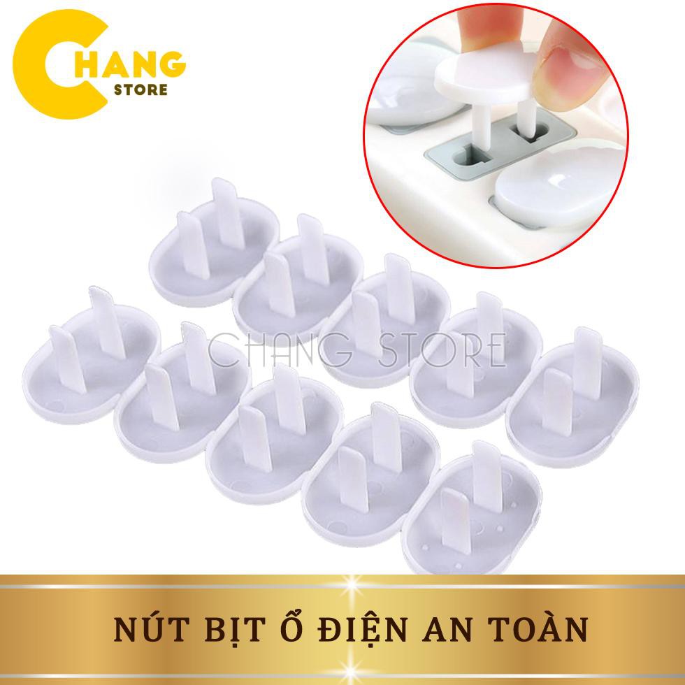 Combo 10 Nút Bịt Ổ Điện An Toàn Cho Bé