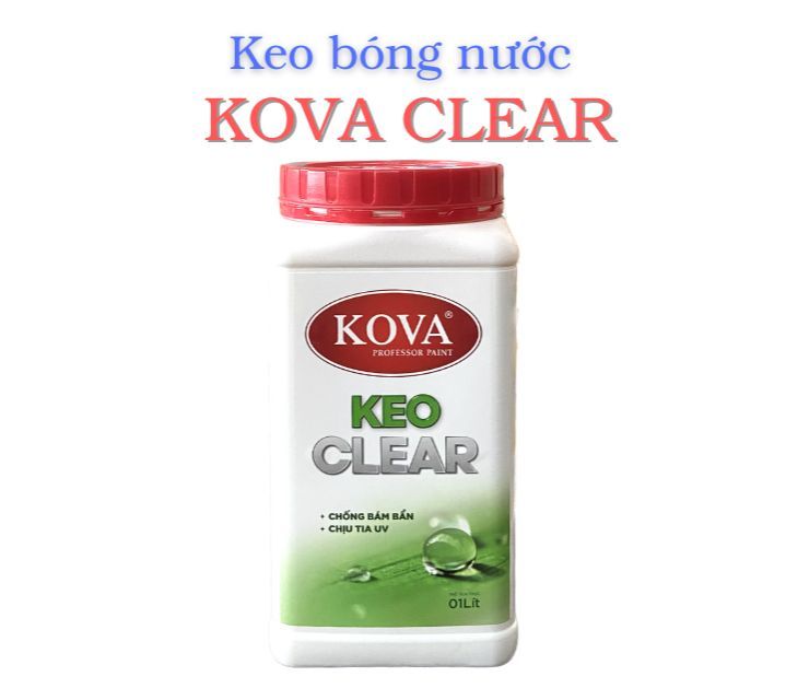 Glossy Glue (Water-Based Gloss Glue) Kova Clear W 1kg