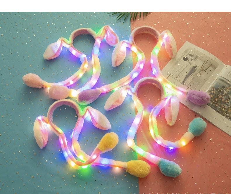 Bờm tai thỏ tiktok phát sáng 3 chế độ - SP002933