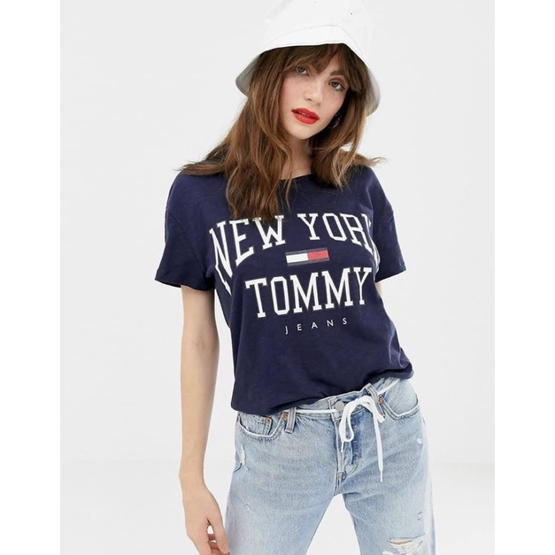 ANU397 - ÁO PHÔNG NỮ MÀU THAN NEWYORK TOMMY
