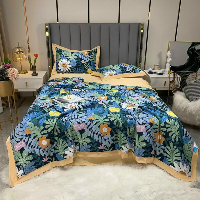 [HCM][CHĂN RỘNG]Chăn hè lụa thái trần bông cao cấp chăn lụa mùa hè thu mềm mát size 2mx2m2. Chăn Lụa Mùa hè Mát Lạnh. Chăn Mát Nằm Mùa Nóng Mát  Chăn giá Rẻ