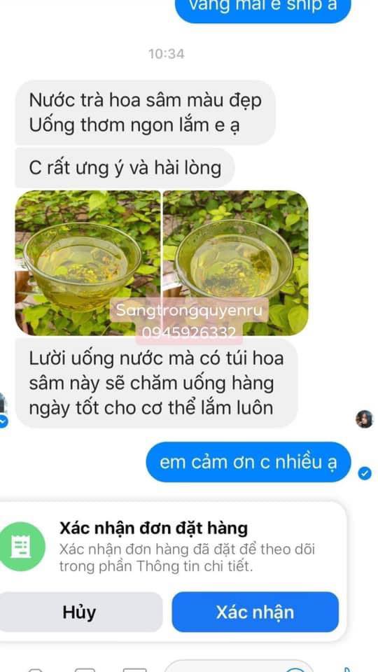 Trà Hoa Sâm Hàn Quốc Bịch 500 Gr