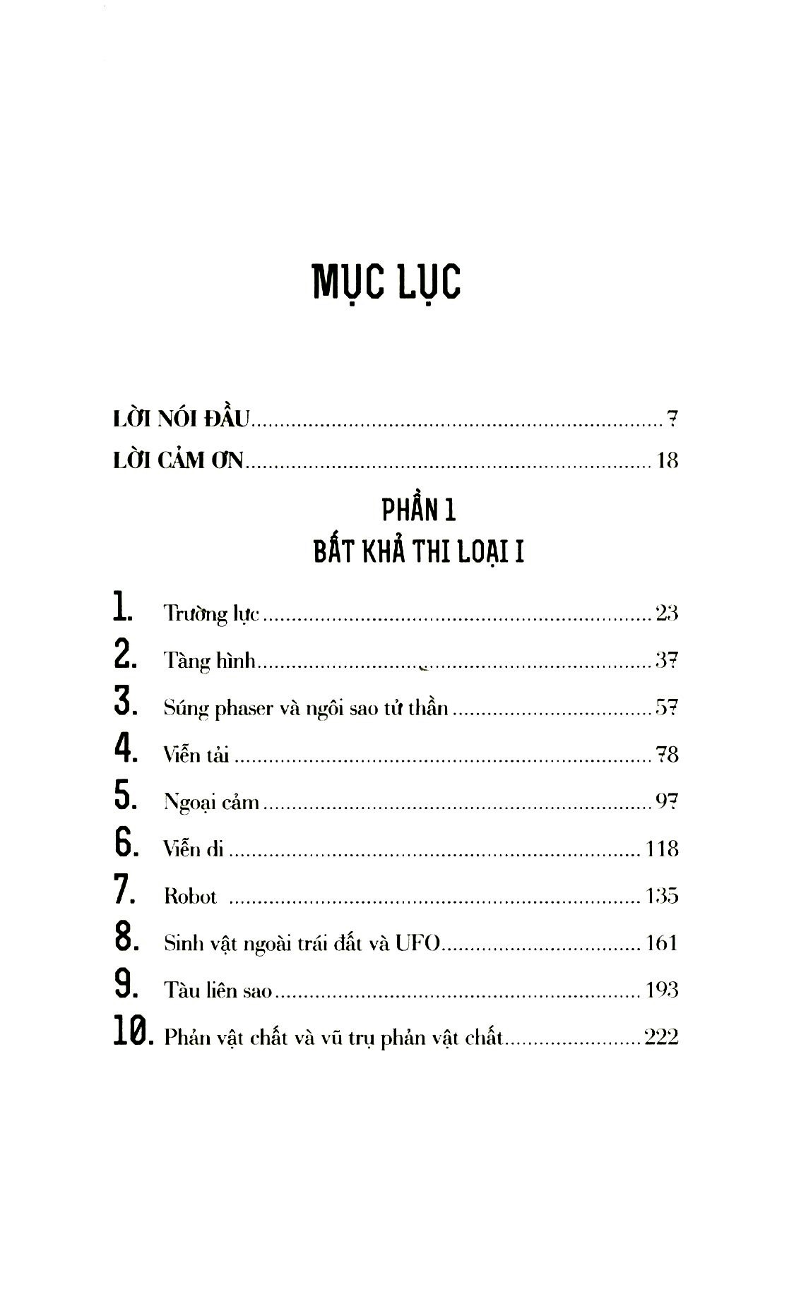 Vật lý của những điều tưởng chừng bất khả