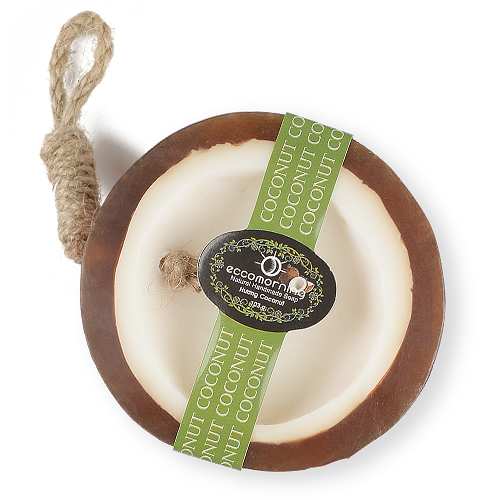 Xà Bông Thiên Nhiên Handmade eccomorning Hình Quả Dừa - Coconut Soap