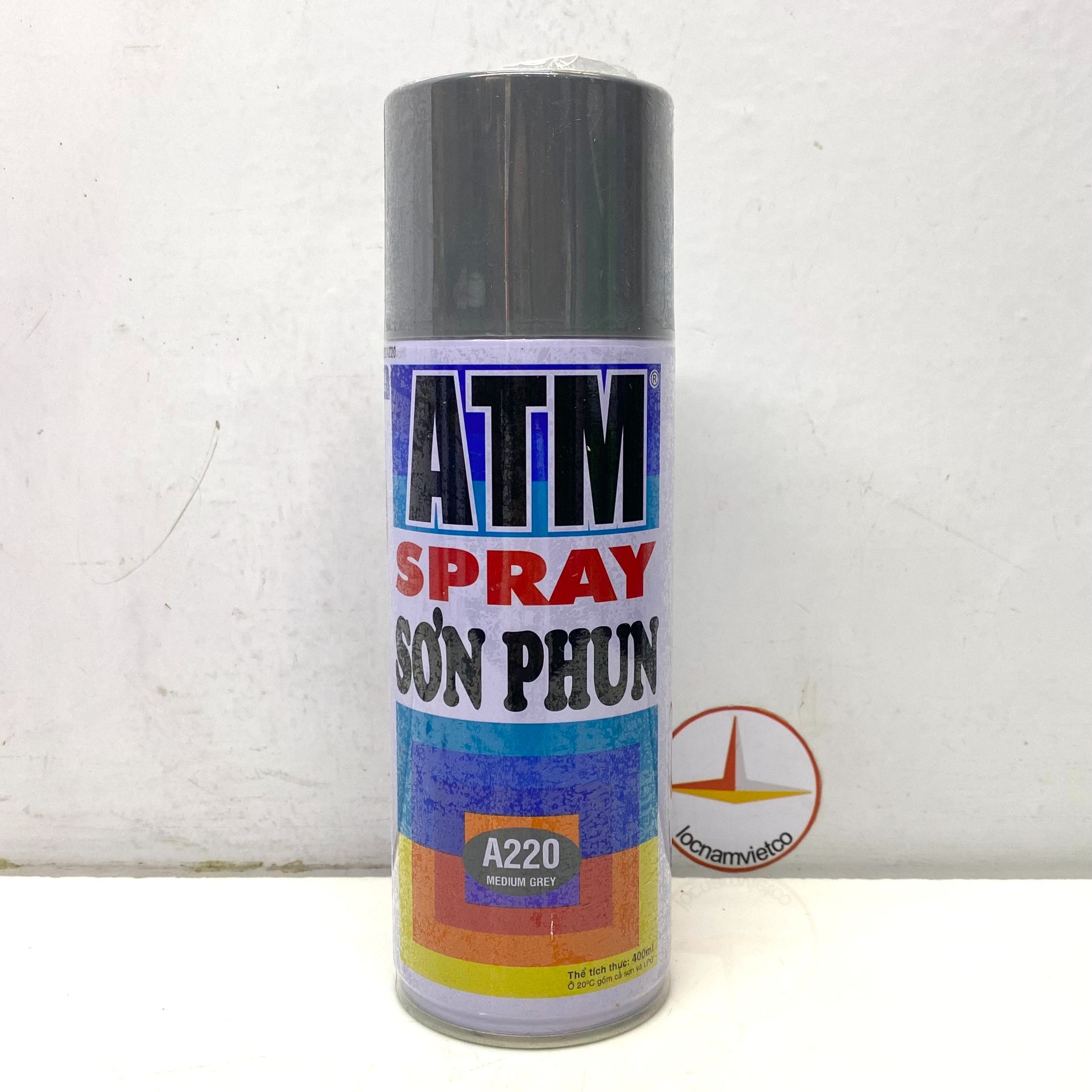 Sơn xịt ATM màu xám đậm A220
