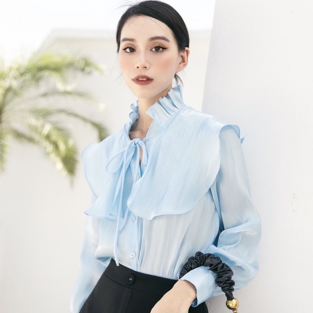 MAIIMER - Áo sơ mi vải sheer cao cấp Merly
