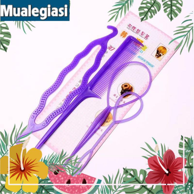 [HCM]Bộ Dụng Cụ Làm Tóc 4 Món Tiện Lợi [NPS]