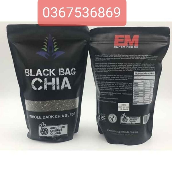 Hạt chia Black Bag Chia 500gr