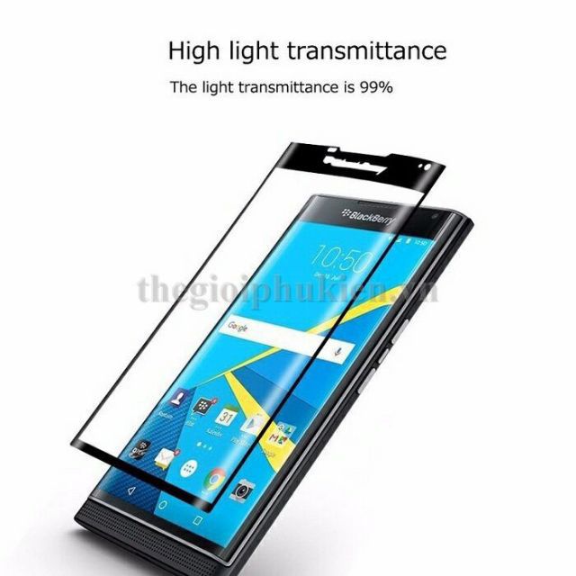 Kính Cường Lực 4D Blackberry Priv Full Màn Hình