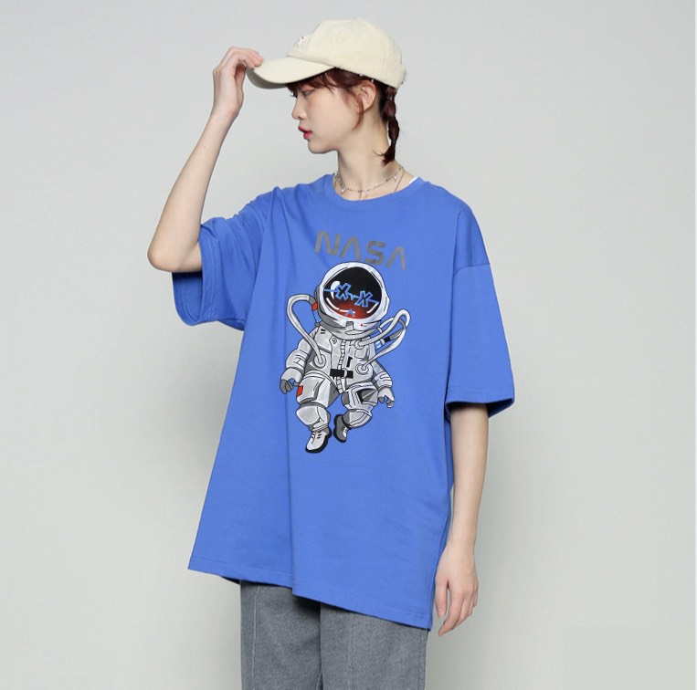 Áo thun áo phông PHI HÀNH GIA NASA - Tokyo Shop Tay Lỡ Form Rộng Áo thun áo phông Nam Nữ Unisex Thời Trang Hàn Quốc Độc Đẹp Vải Dày Mịn Thoáng Mát phong cách Ulzzang Năng Động Trẻ Trung