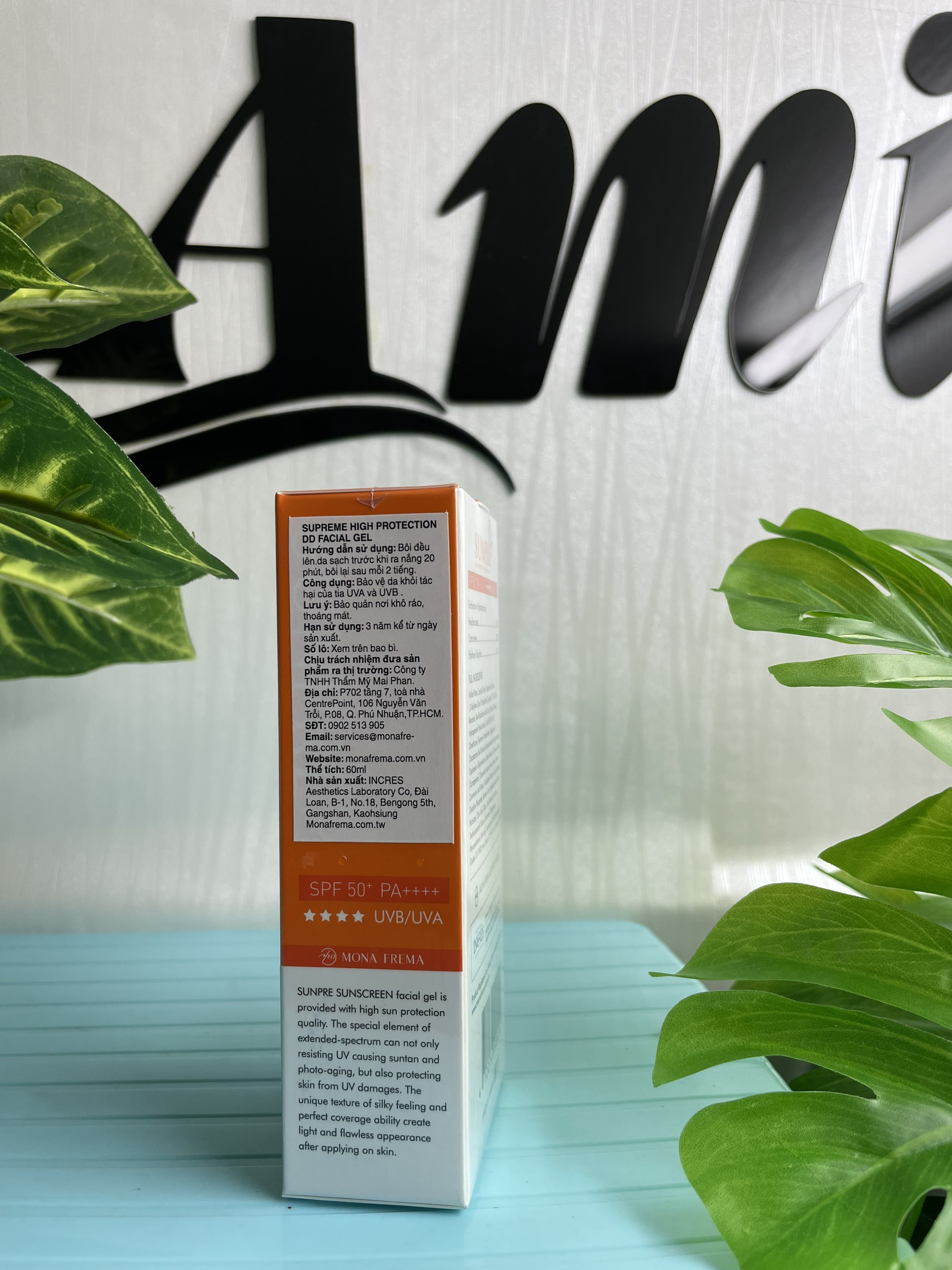 Kem chống nắng Sunpre mona frema DD SPF 50+ 60ML