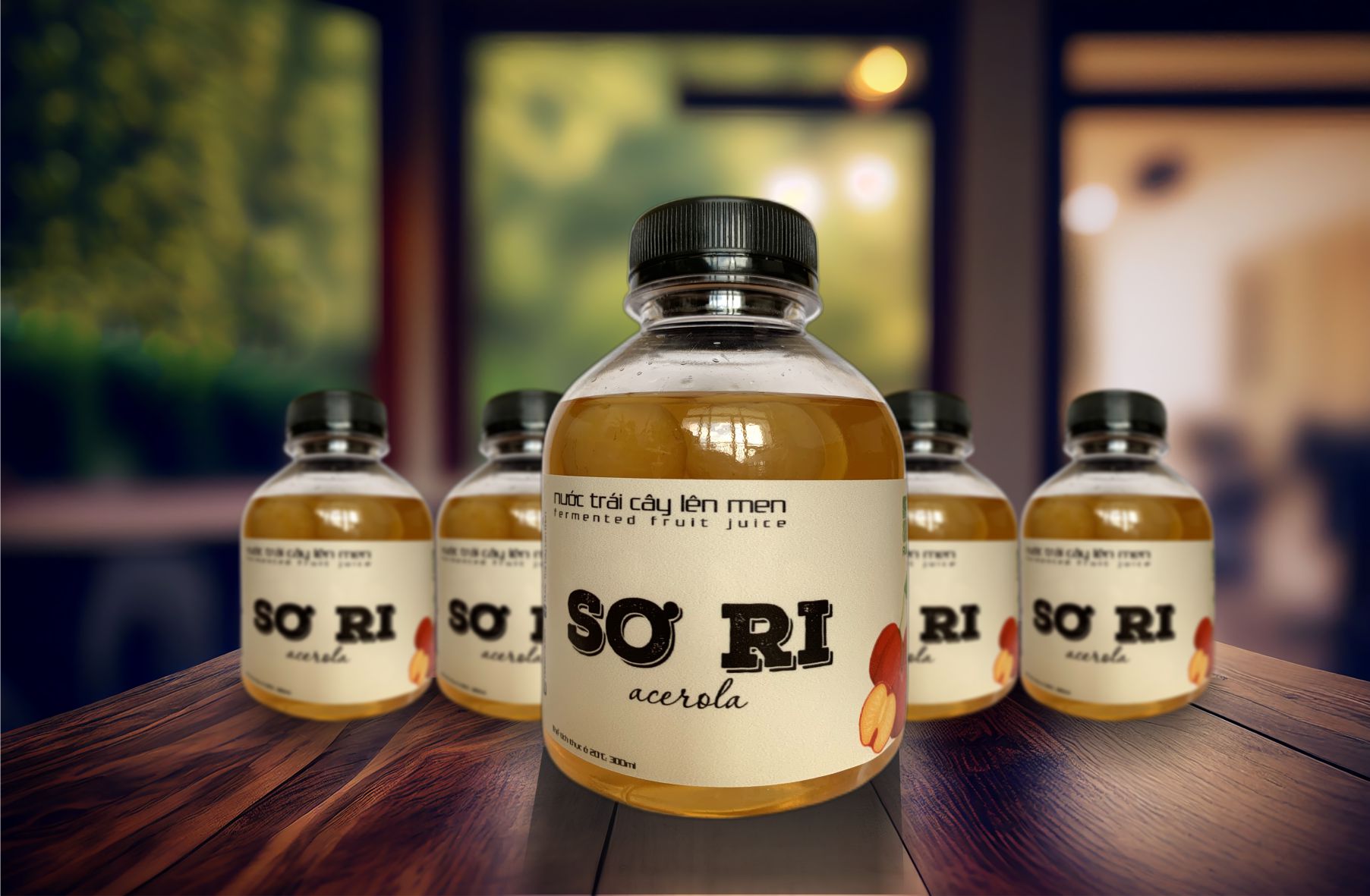 RUỘNG - Nước cốt SƠ RI lên men - Nước trái cây lên men