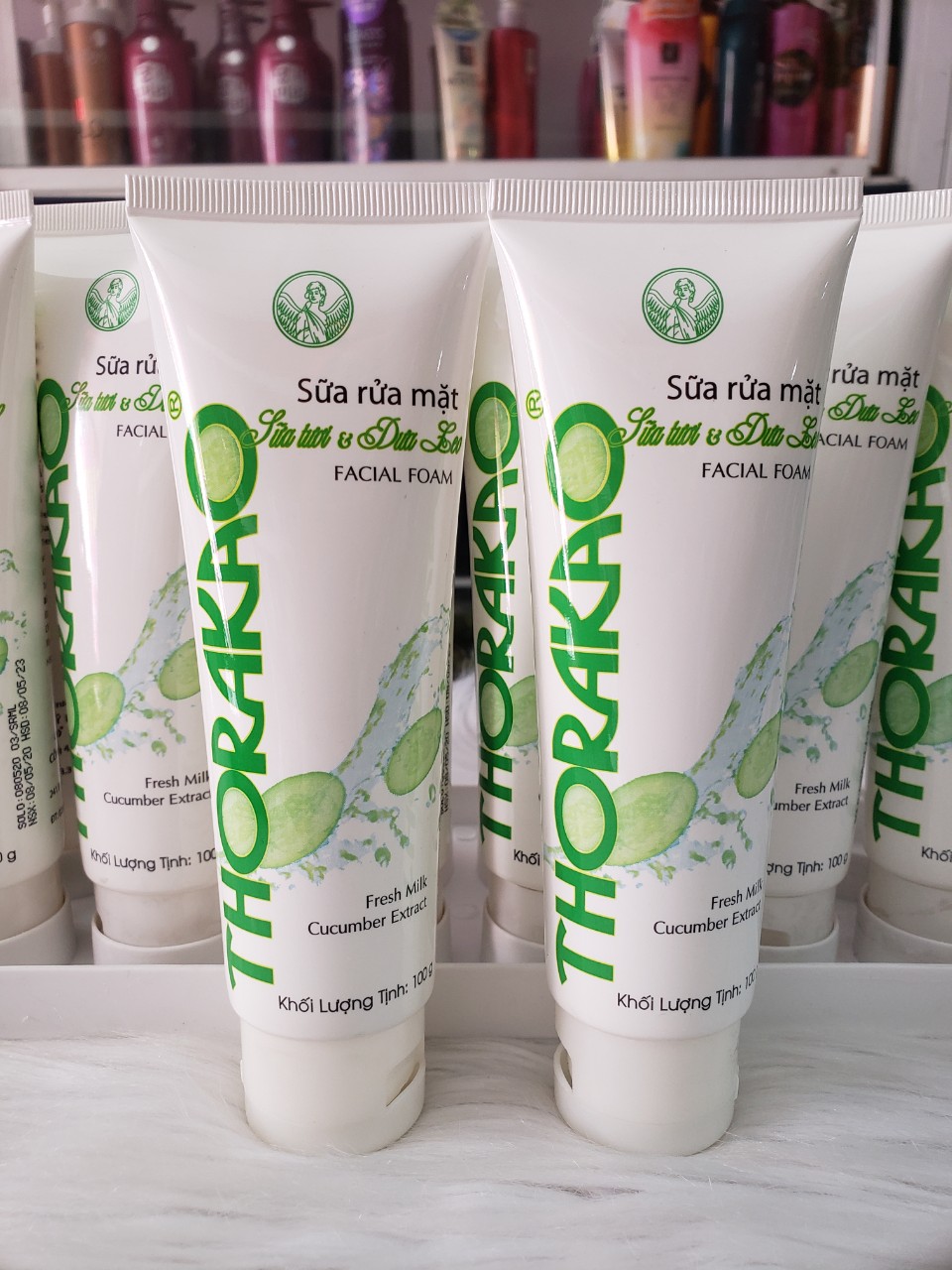 SỮA RỬA MẶT SỮA TƯƠI VÀ DƯA LEO THORAKAO 100G