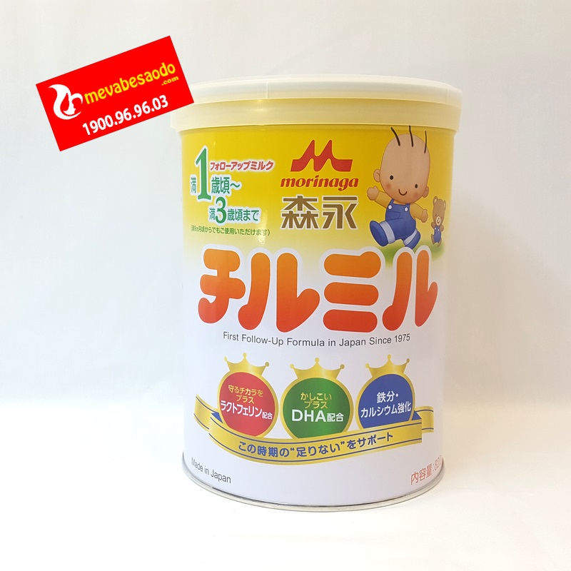 Sữa morinaga nhật bản 800g 1-3 tuổi