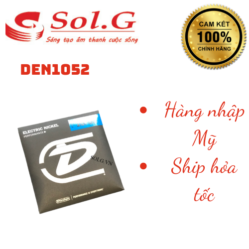 Dây đàn guitar điện dunlop den1052-hàng nhập mỹ