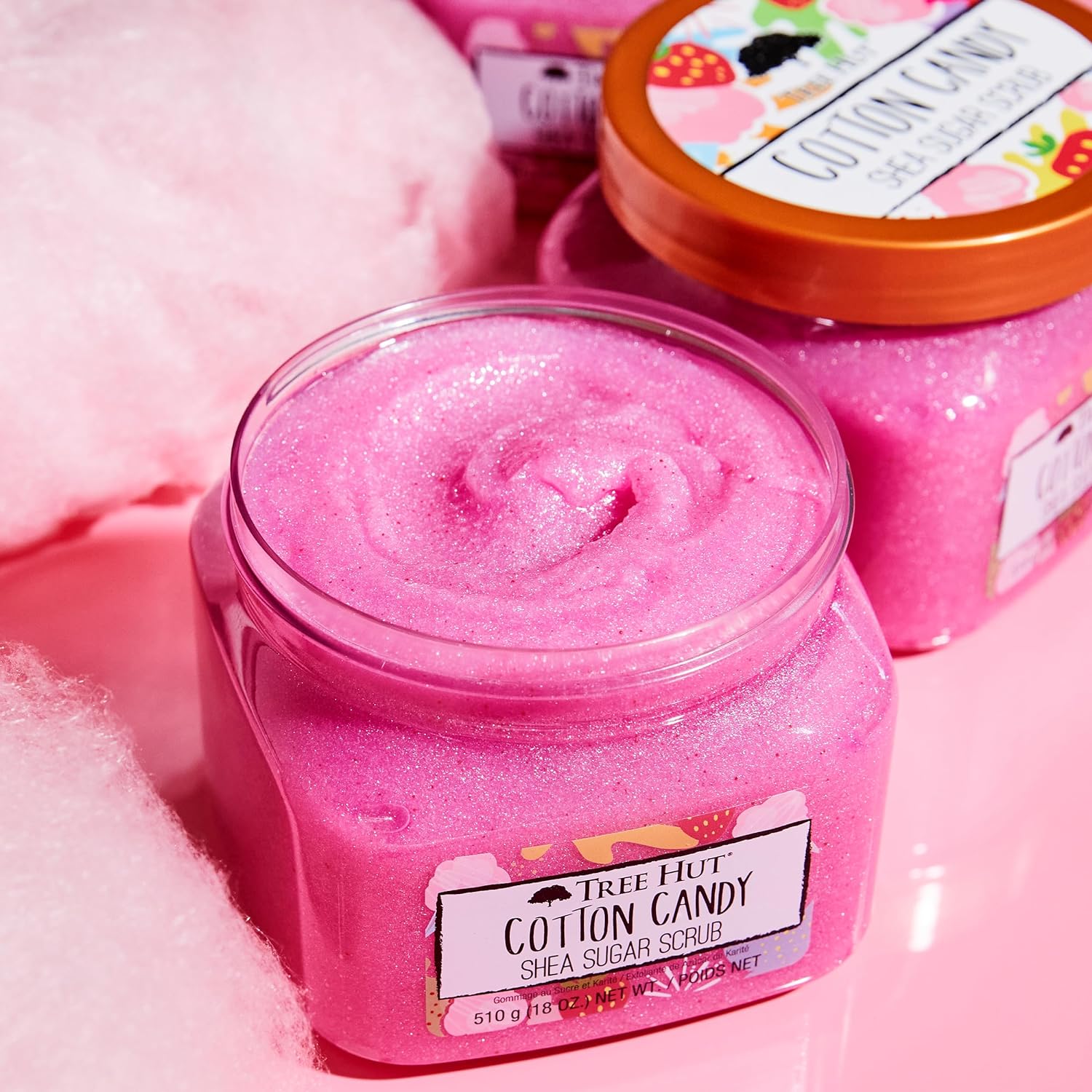 Tẩy tế bào chết cơ thể Tree Hut Shea Sugar Scrub Cotton Candy