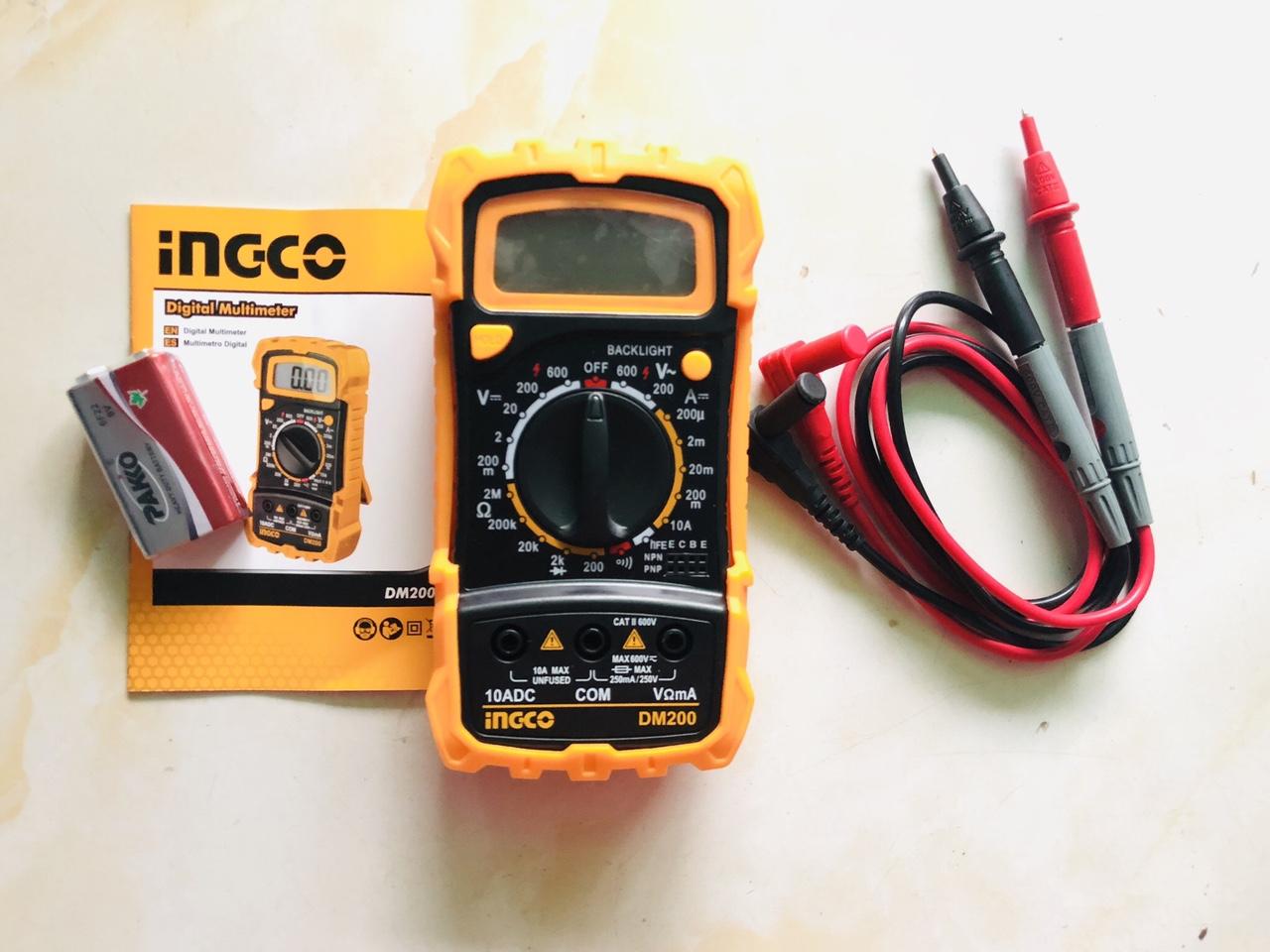 Đồng hồ đo điện vạn năng Ingco DM200