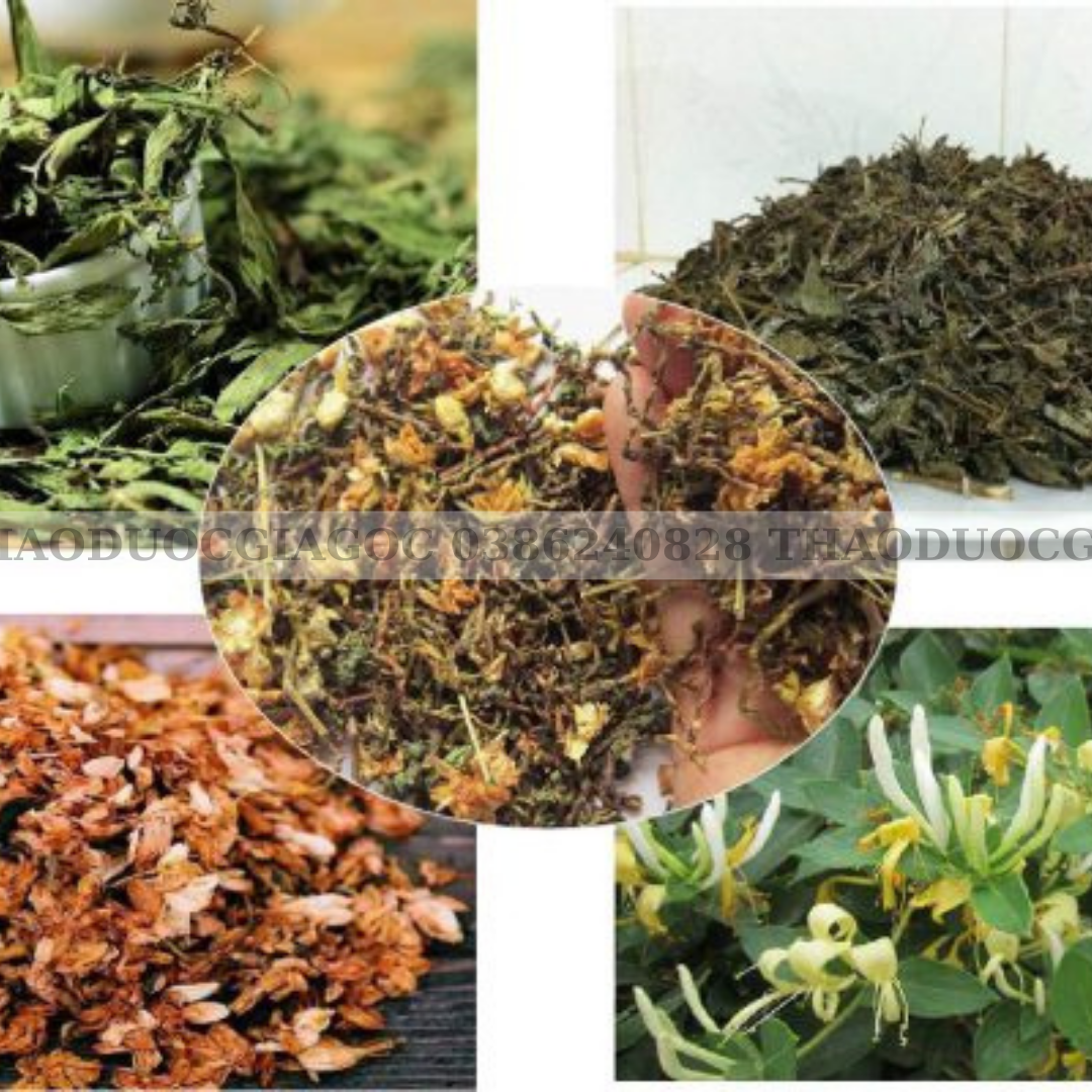 1kg trà sơn mật hồng sâm an thần mát gan.