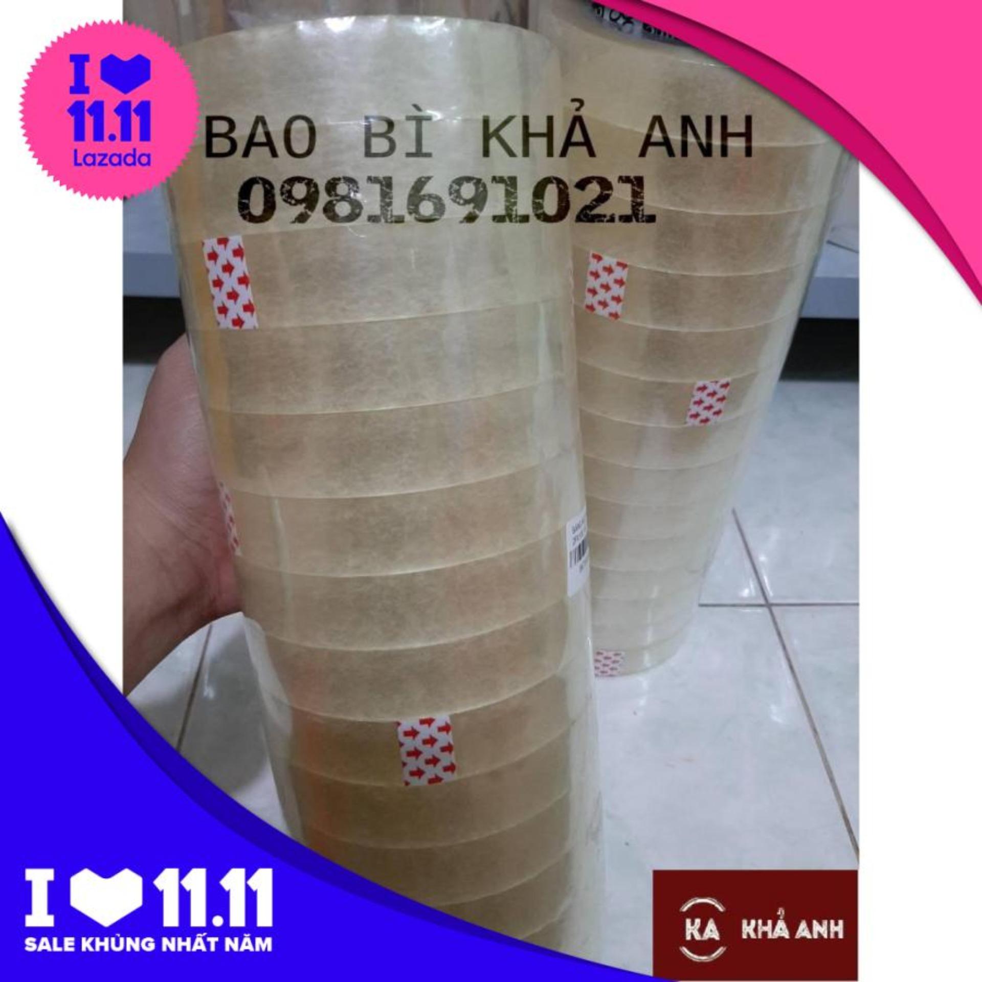 [HCM]Băng Keo Trong 2F- 1 Cây 14 Cuộn 100 Yard