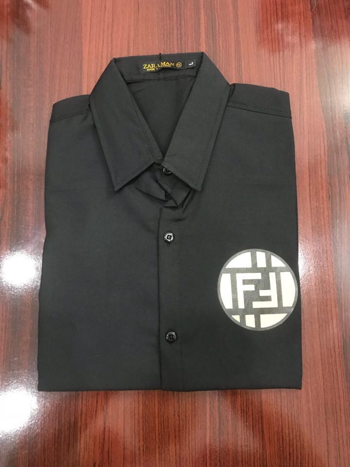 [HCM]ÁO SƠ MI NAM IN LOGO NGỰC CÁ TÍNH