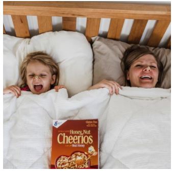 Ngũ cốc ăn sáng hạt khô mật ong Cheerios Honey Nut 306g