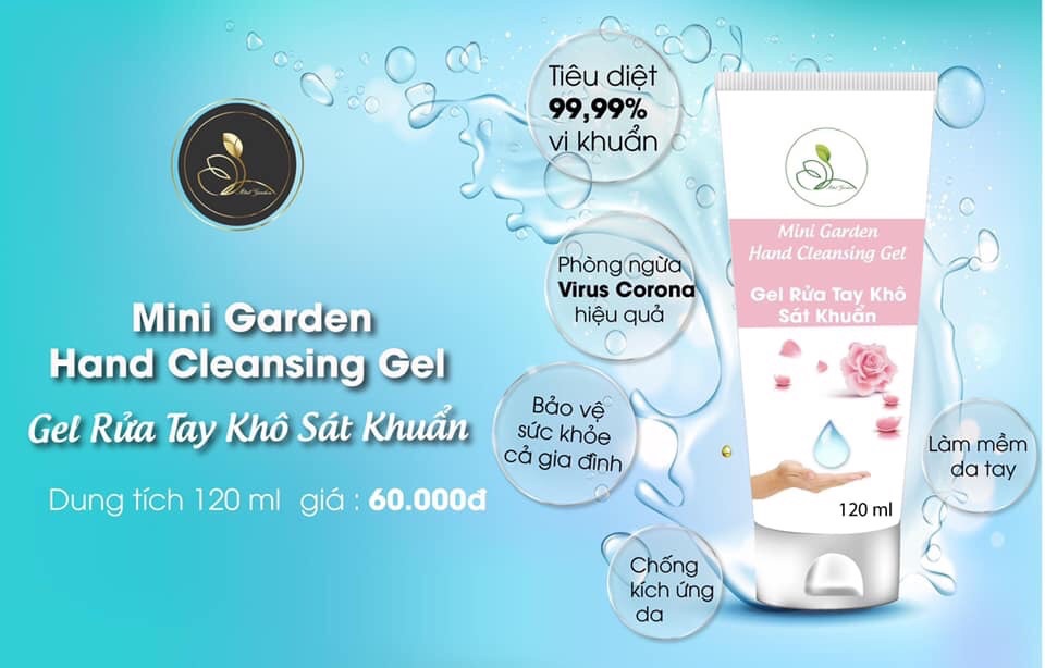 Gel rửa tay khô Mini Garden 120ml