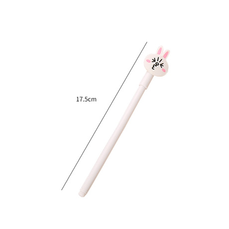Combo 3 bút bi nước gấu line silicon cute